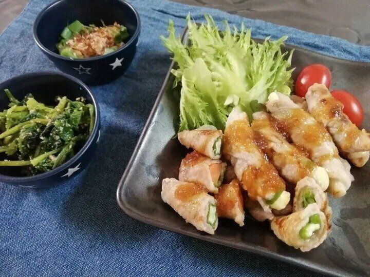 ししとうとチーズの豚肉巻き