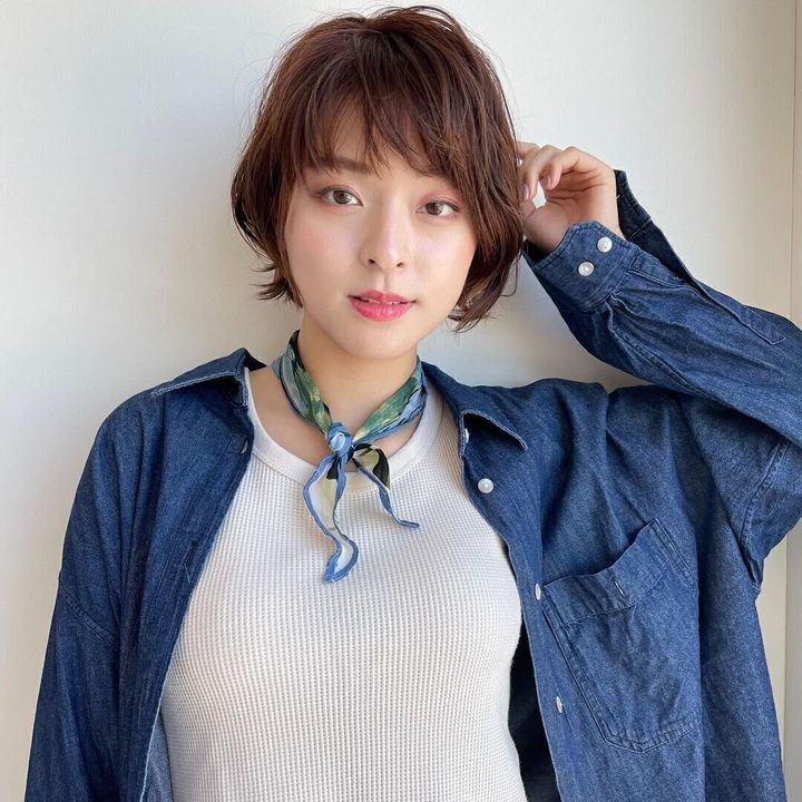 40代女性に似合うふんわりショートヘアスタイル!ハンサムショートヘア