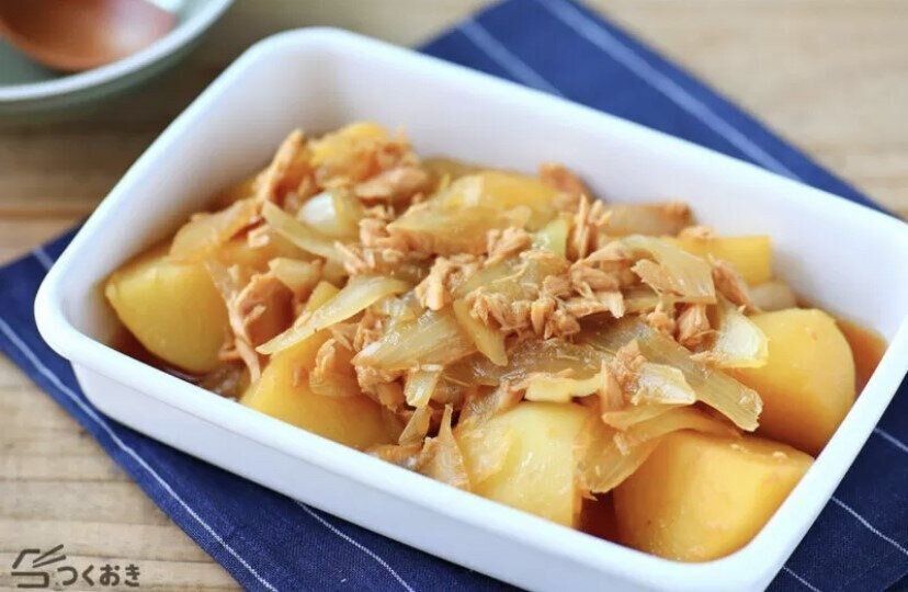ツナじゃがたまねぎのうま煮