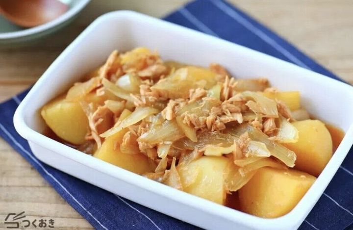 ツナじゃがたまねぎのうま煮