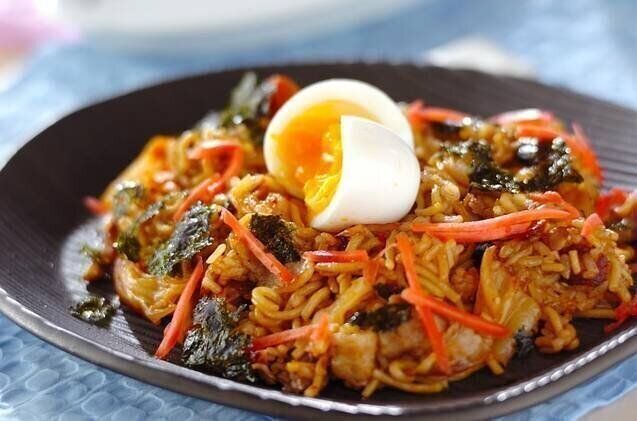 豚キムそばめし