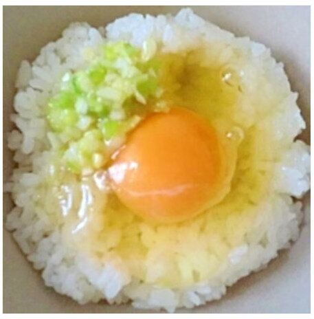 ネギ塩★卵かけごはん