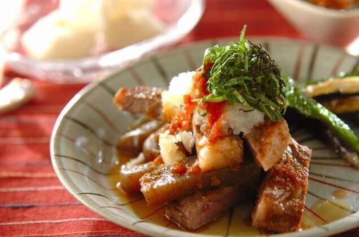 簡単だけど本格的 ステーキソース 梅おろし