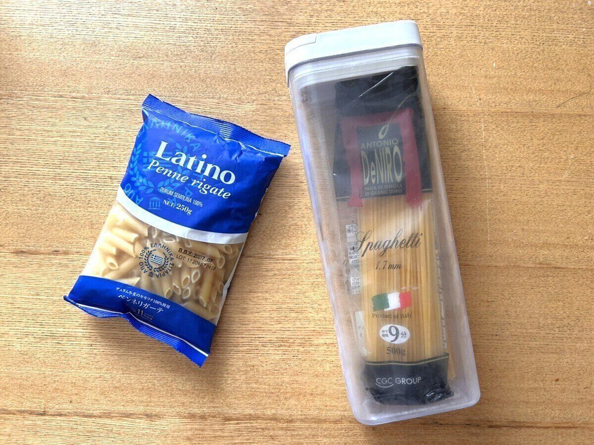 パスタとペンネ