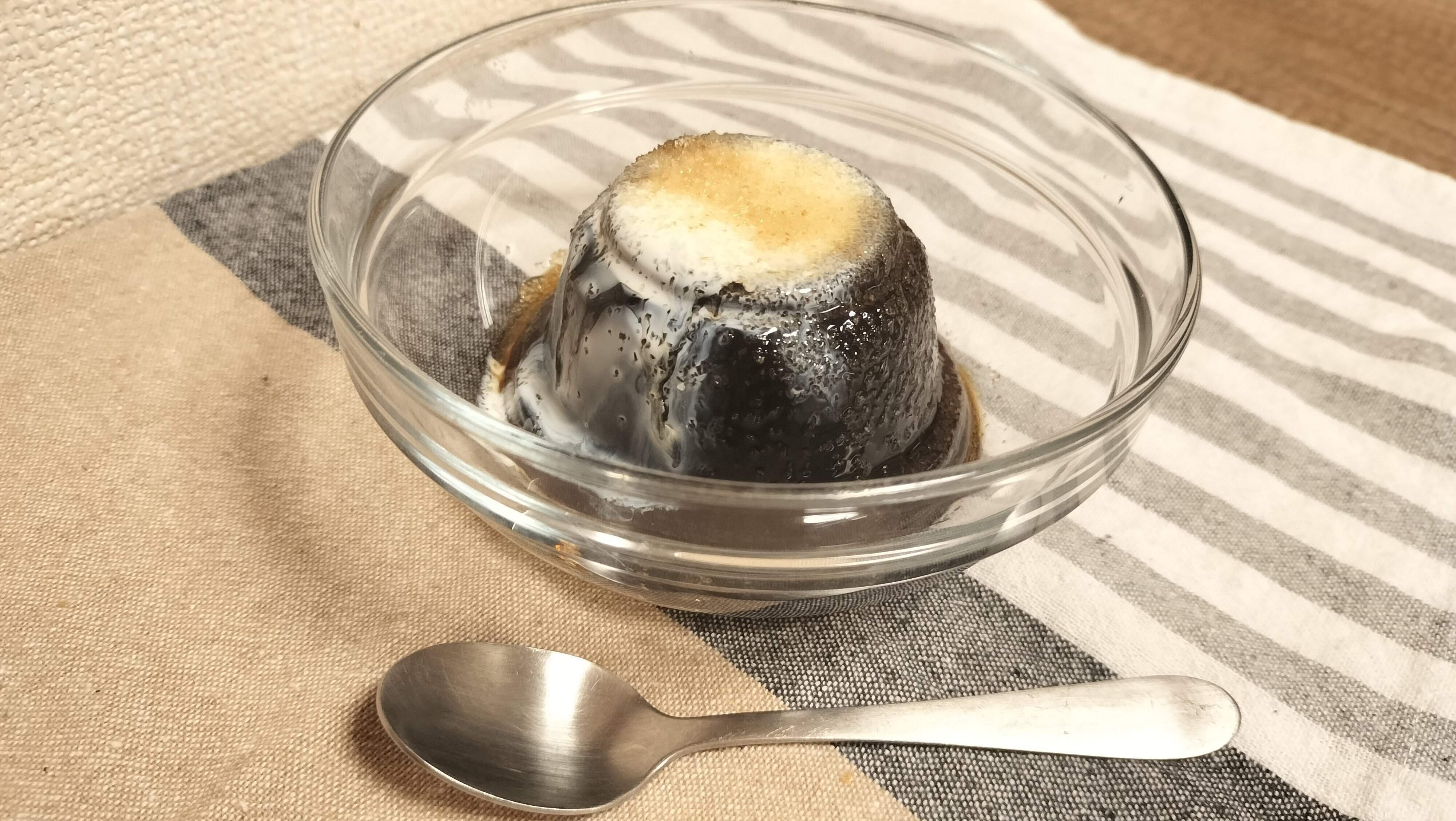 どちらもかけたコーヒーゼリー