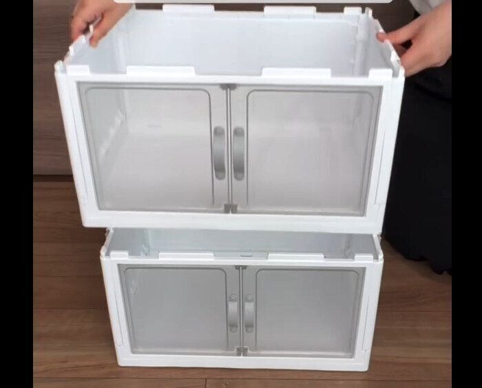 【ダイソー】すぐ売り切れる！折りたたみ収納ケース