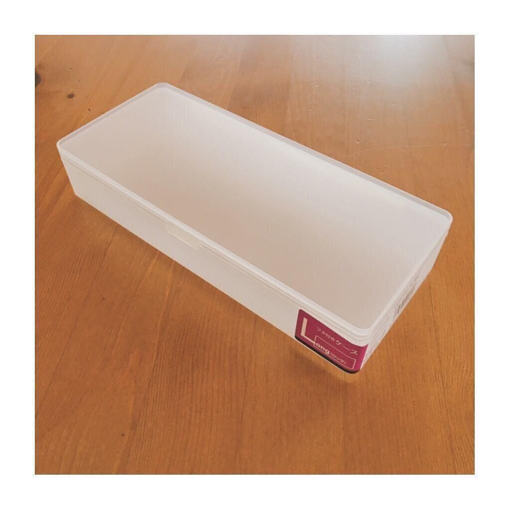 【セリア】セリアのフタ付きケースが洗面収納で大活躍