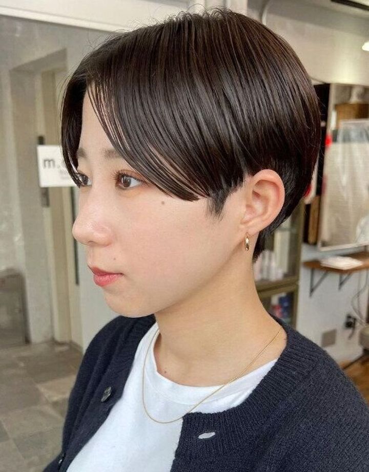 サイドの膨らみが気になる方におすすめ!刈り上げショート