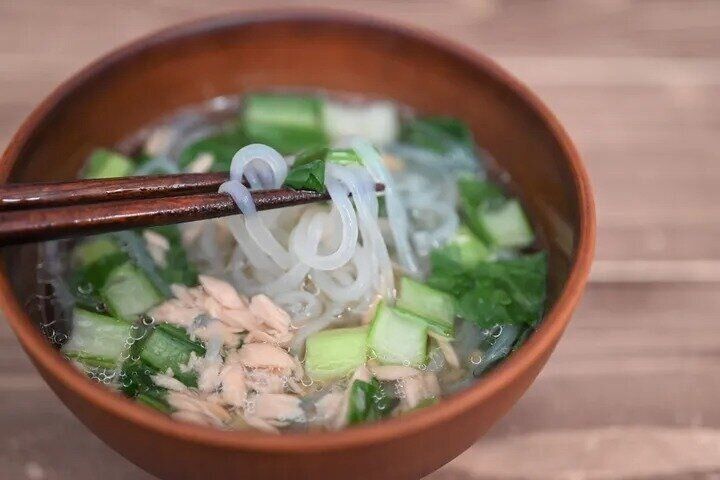 しらたきツナスープ