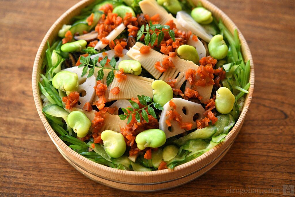 精進（ヴィーガン）ちらし寿司