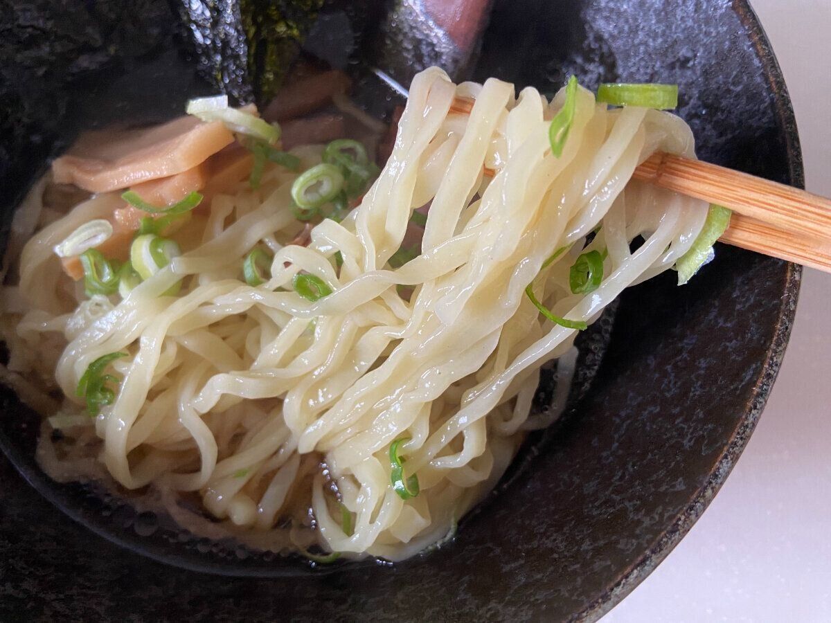 平打ち麺がおいしい