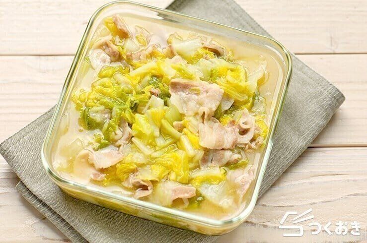 豚バラ白菜のしょうがあん（豚肉薄切り）