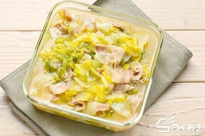 豚バラ白菜のしょうがあん(豚肉薄切り)