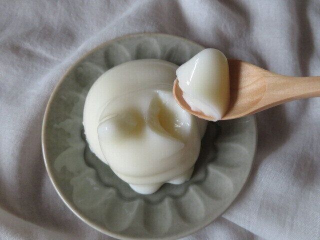 スプーンですくったところ