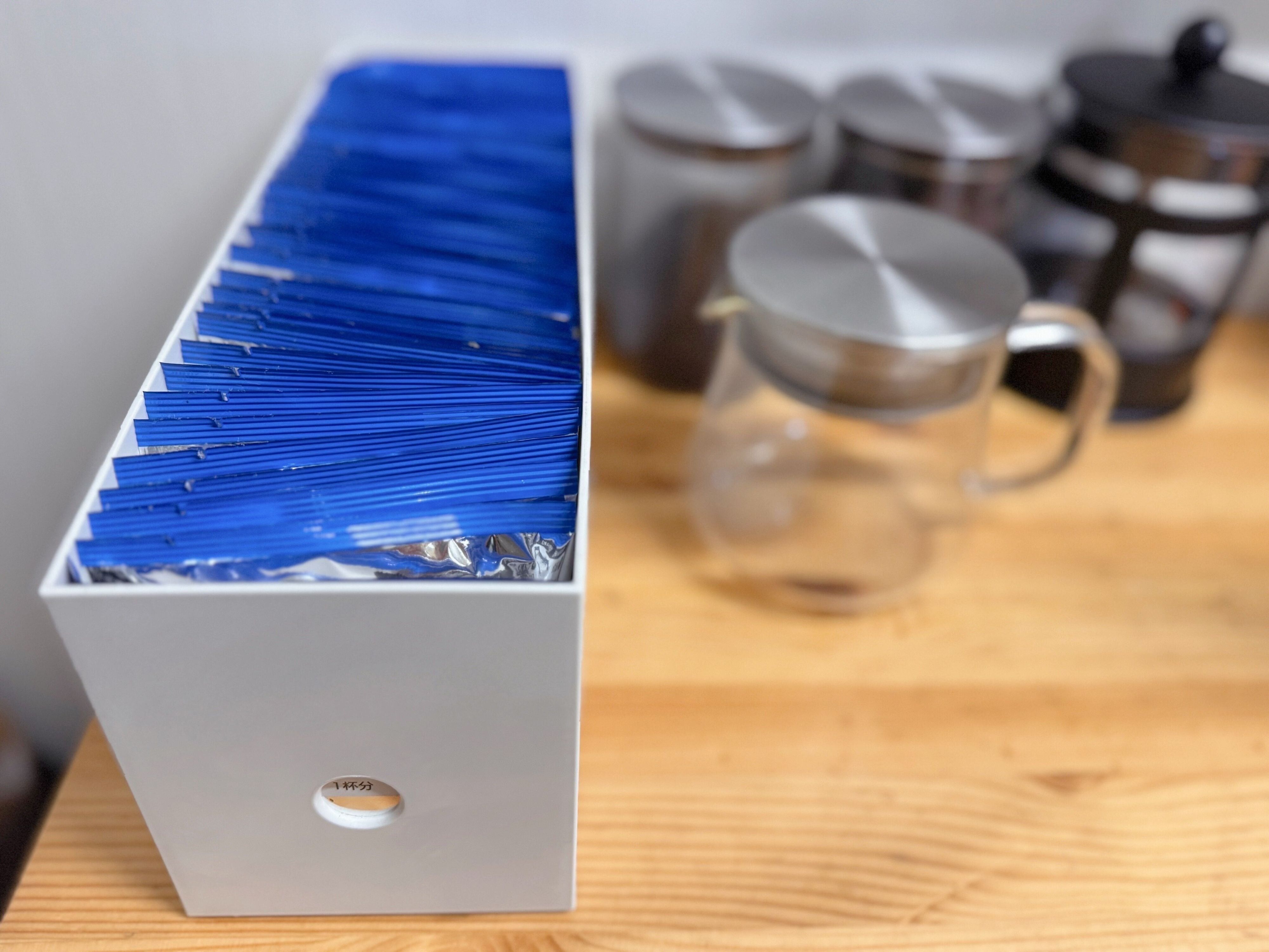 3．ドリップコーヒー収納に