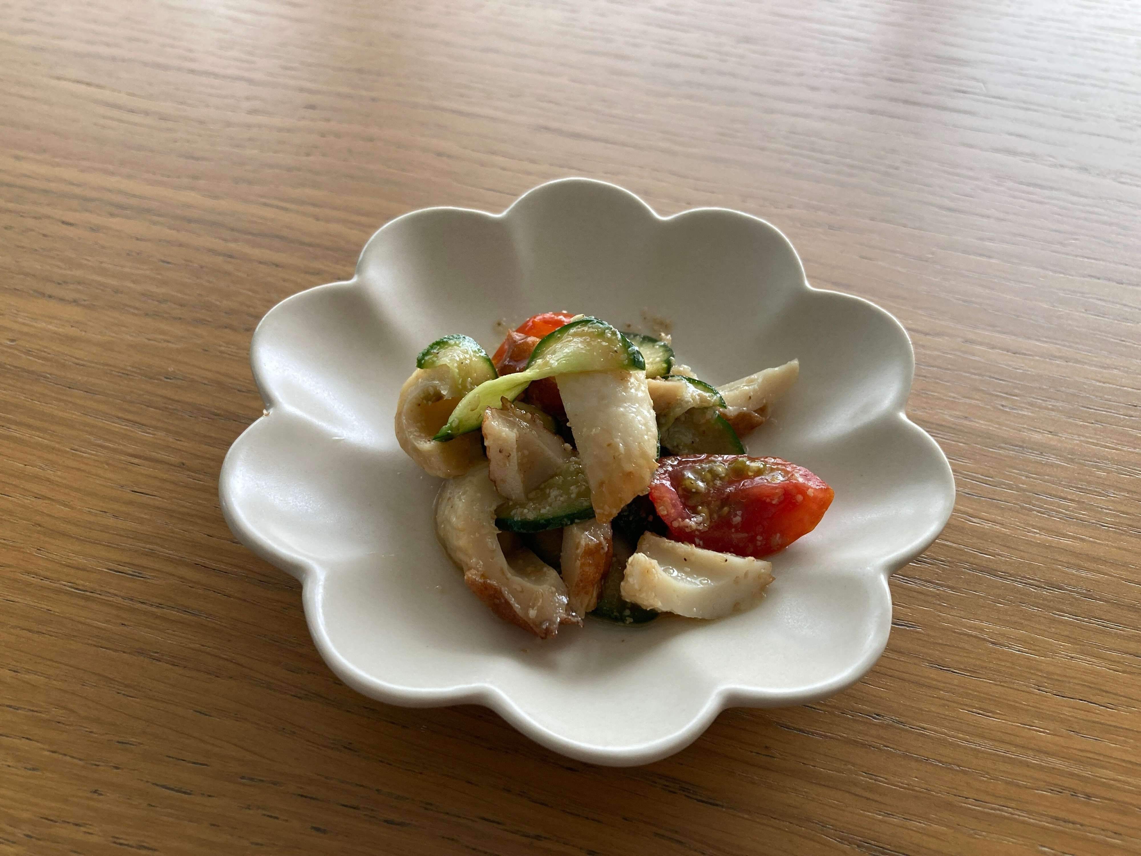 ちくわときゅうりの中華和え