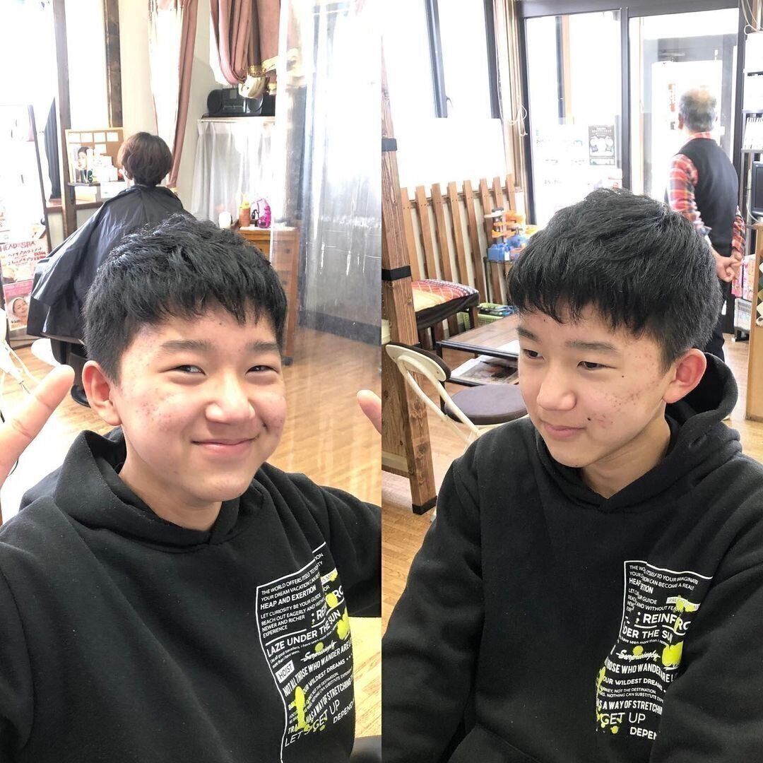  中学生の男の子に似合う流行のヘアスタイル  中学生の男の子に似合う流行のヘアスタイル