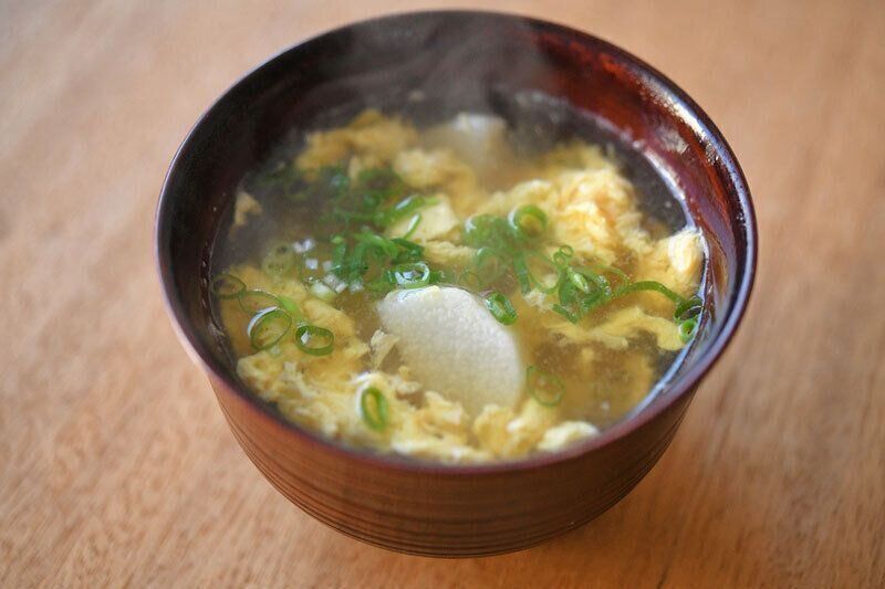 長芋のかきたま汁