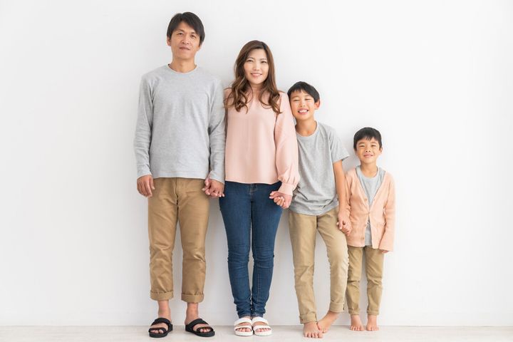 リラックスした家族