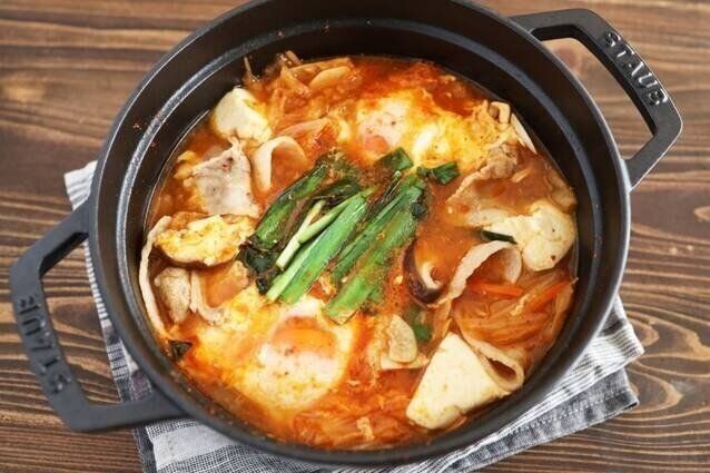 椎茸入り和風スンドゥブ