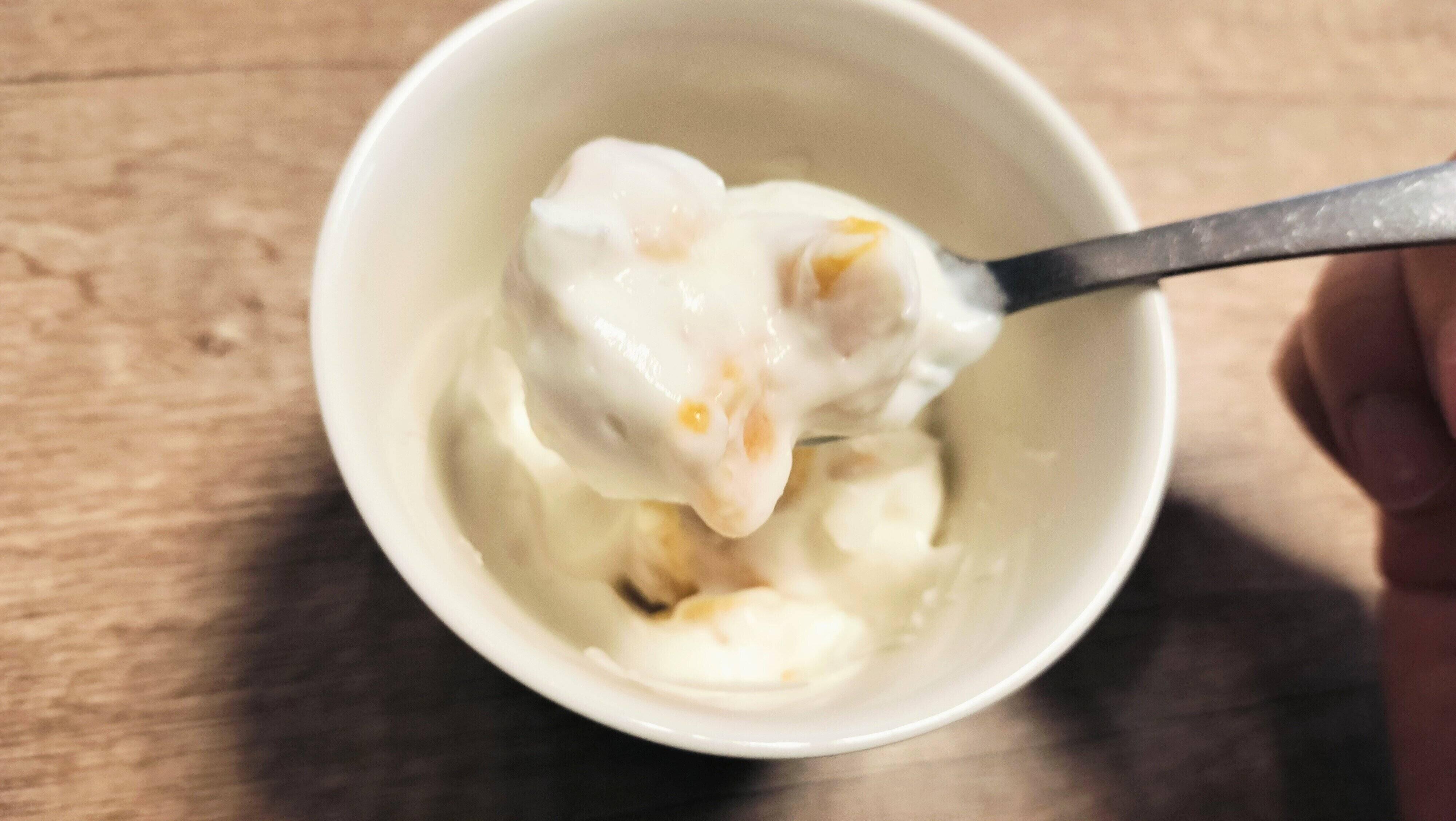 ドライフルーツを入れたオイコス