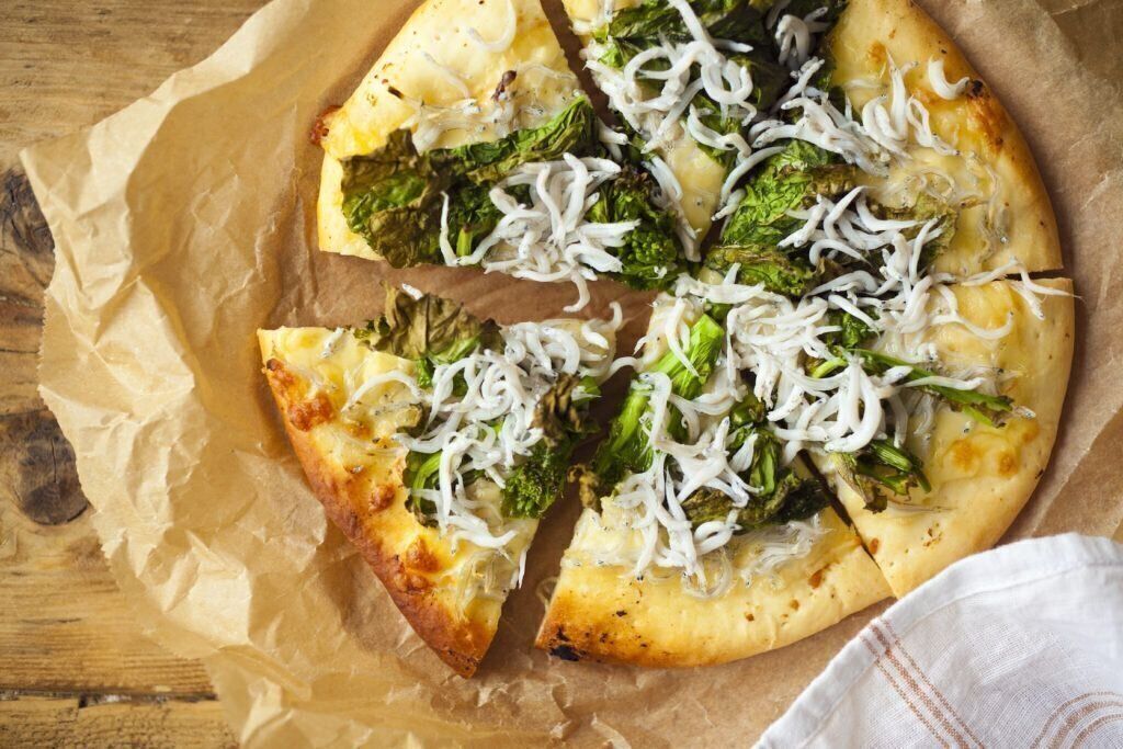 かんたんしらすピザ