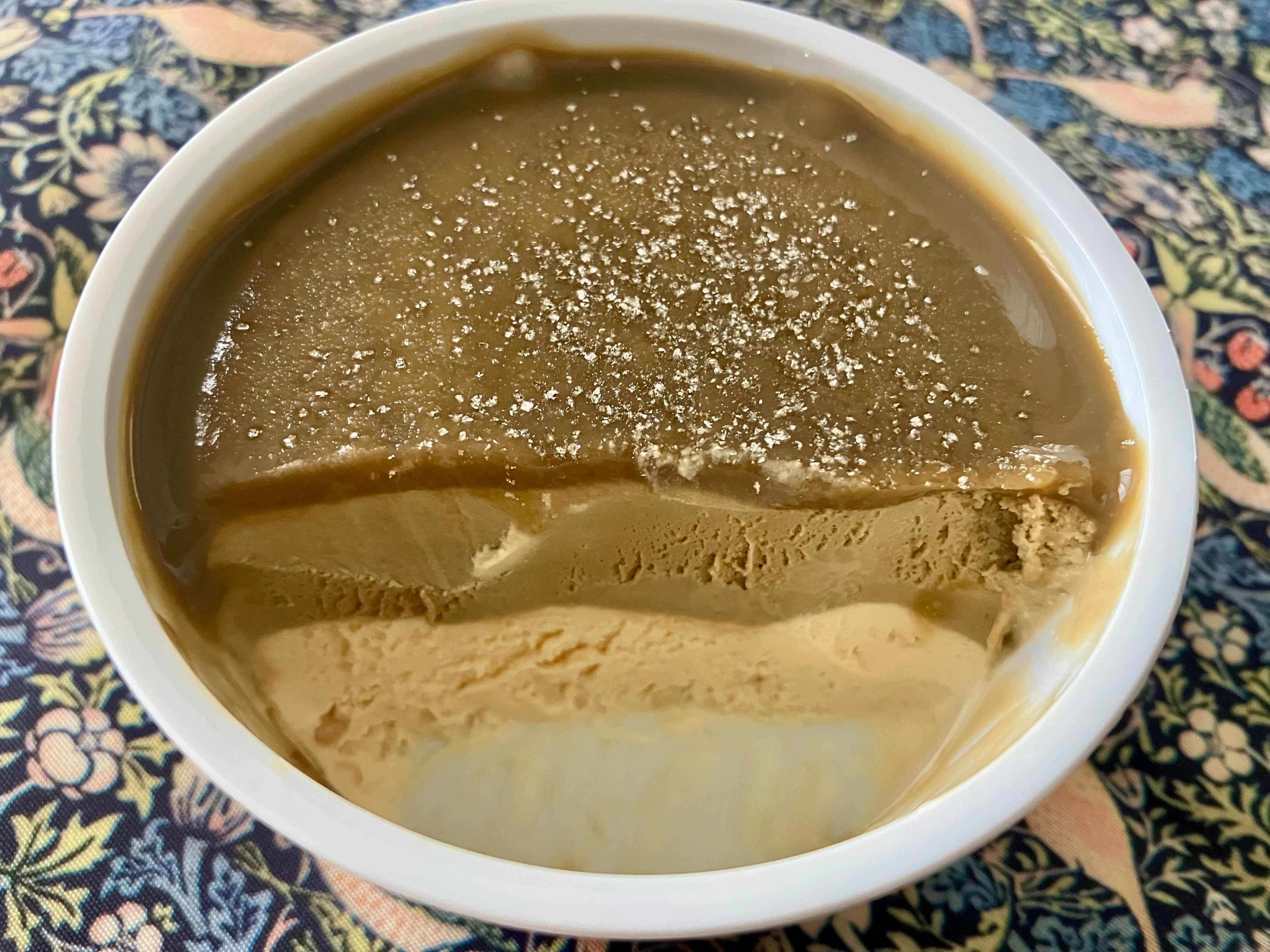 アイスは３層になっています