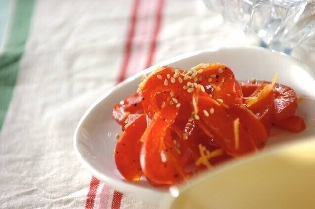 パプリカのショウガきんぴら