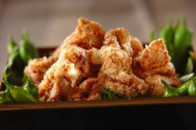 照り焼き味鶏もも肉唐揚げ