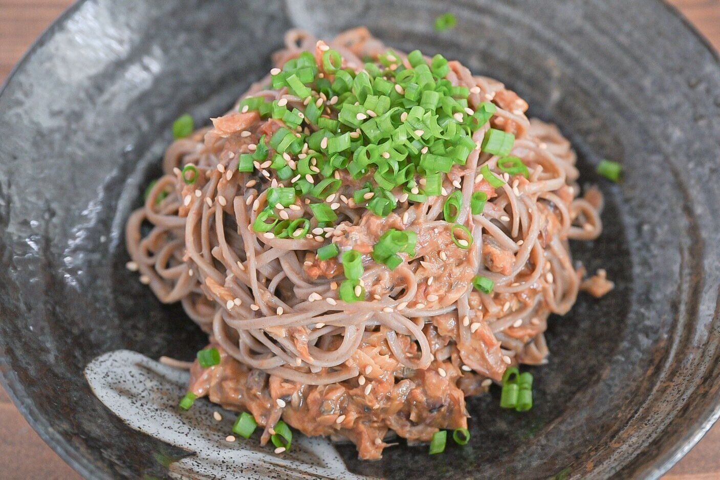 さば味噌の冷やしそば