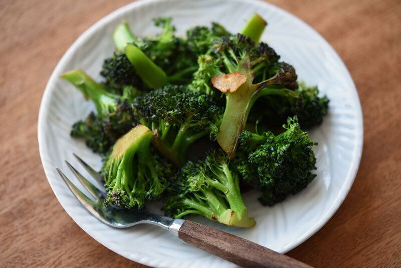 ブロッコリーのにんにく醤油炒め