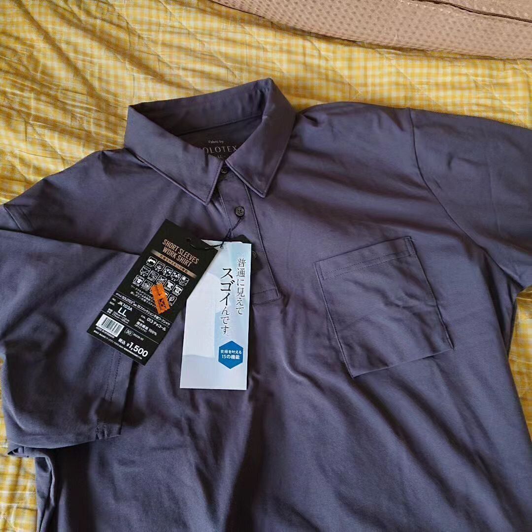 機能たっぷりでおしゃれ「ソロテックス(R)使用15ファンクション半袖ワークシャツ」