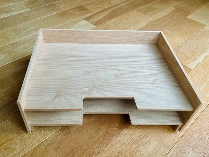 無印良品の書類整理トレーでプリント管理