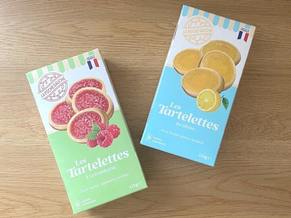 ラ・ポシェ・ゴシュタルトレット（ラズベリー）とラ・ポシェ・ゴシュタルトレット（レモン）
