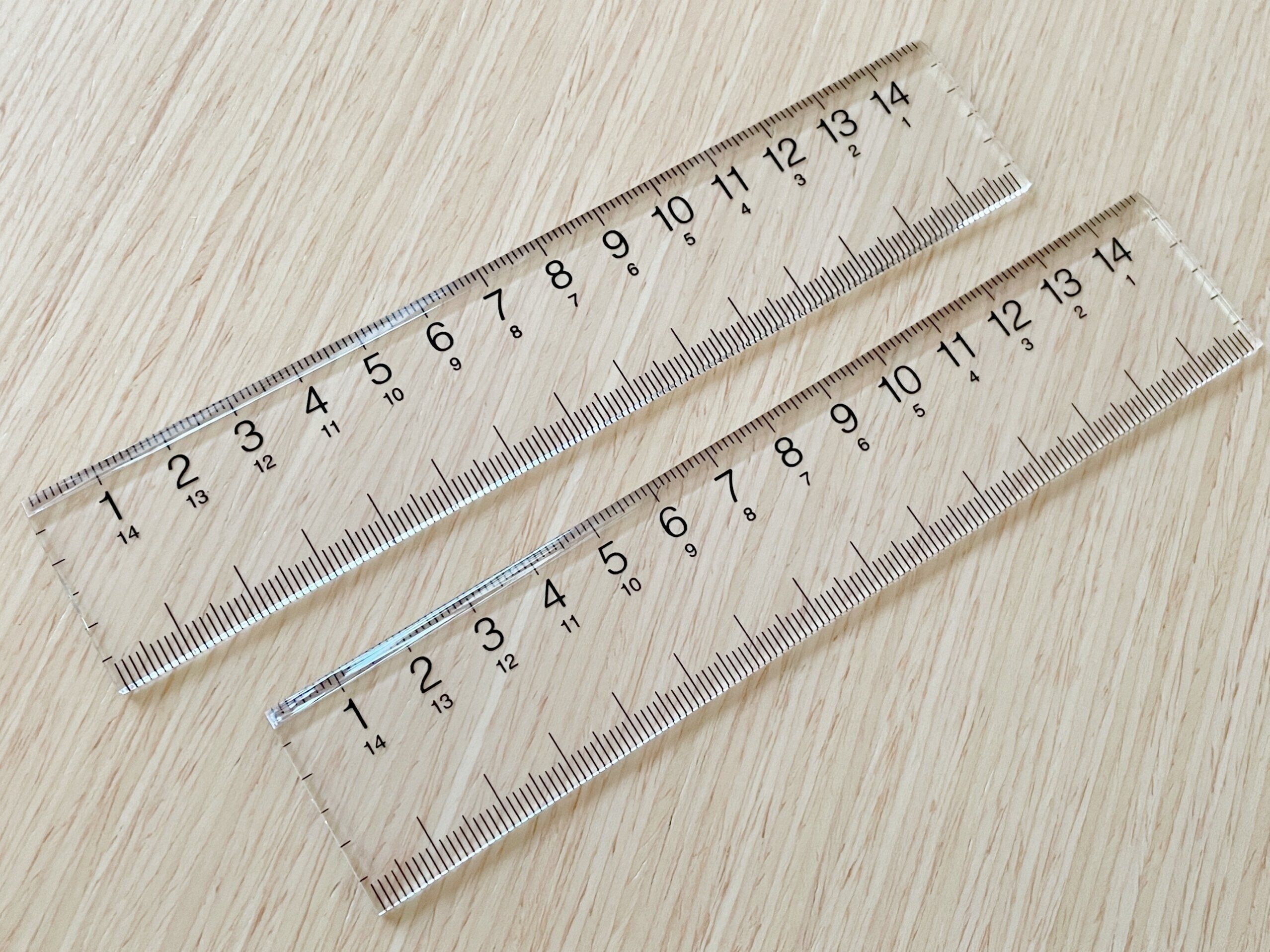 無印クリア定規