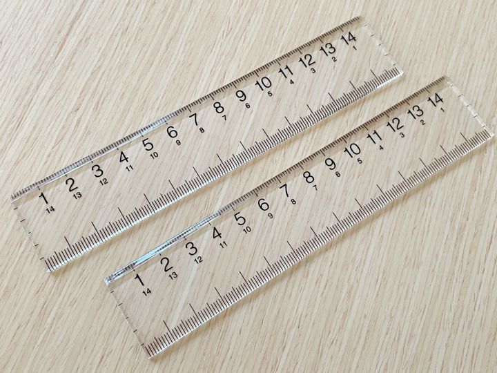 無印クリア定規