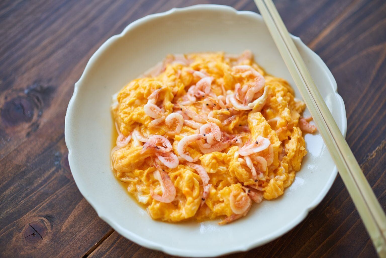 桜えびスクランブルエッグ