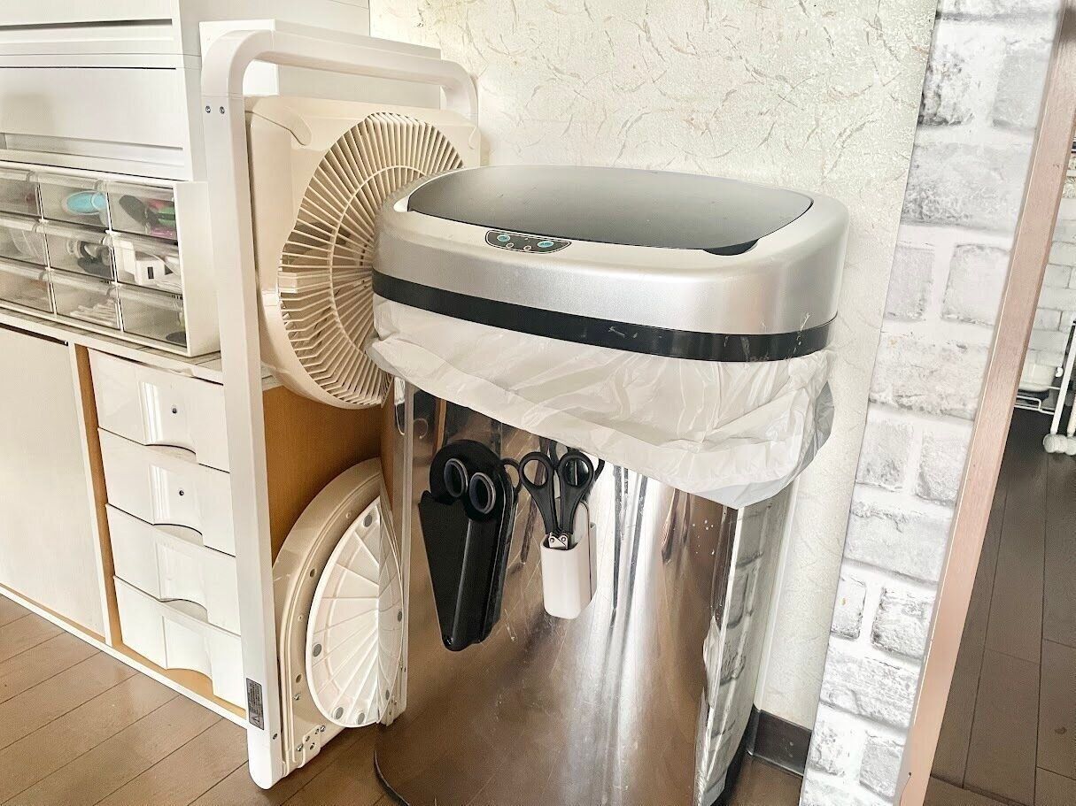 家具の隙間に入る