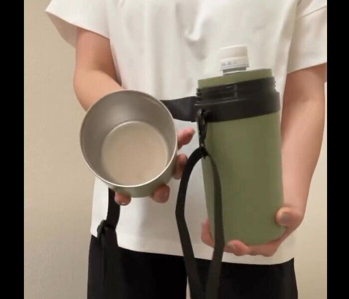 【ワークマン】水筒代わりに！真空ハイブリッドチューブケース