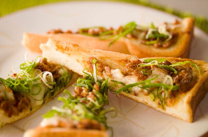 マヨ納豆トースト