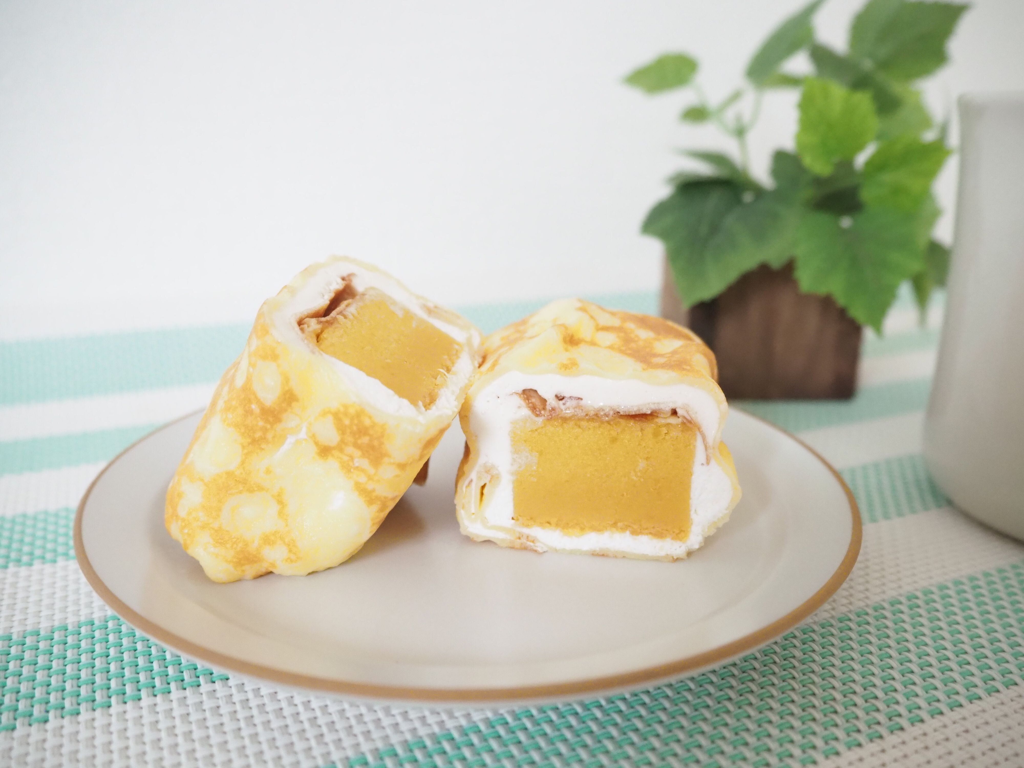 ミニストップ】甘さにほっこり！スイートポテトのクレープロール