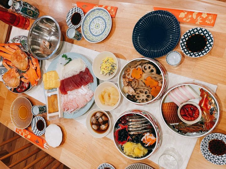 手作りしたおせち料理