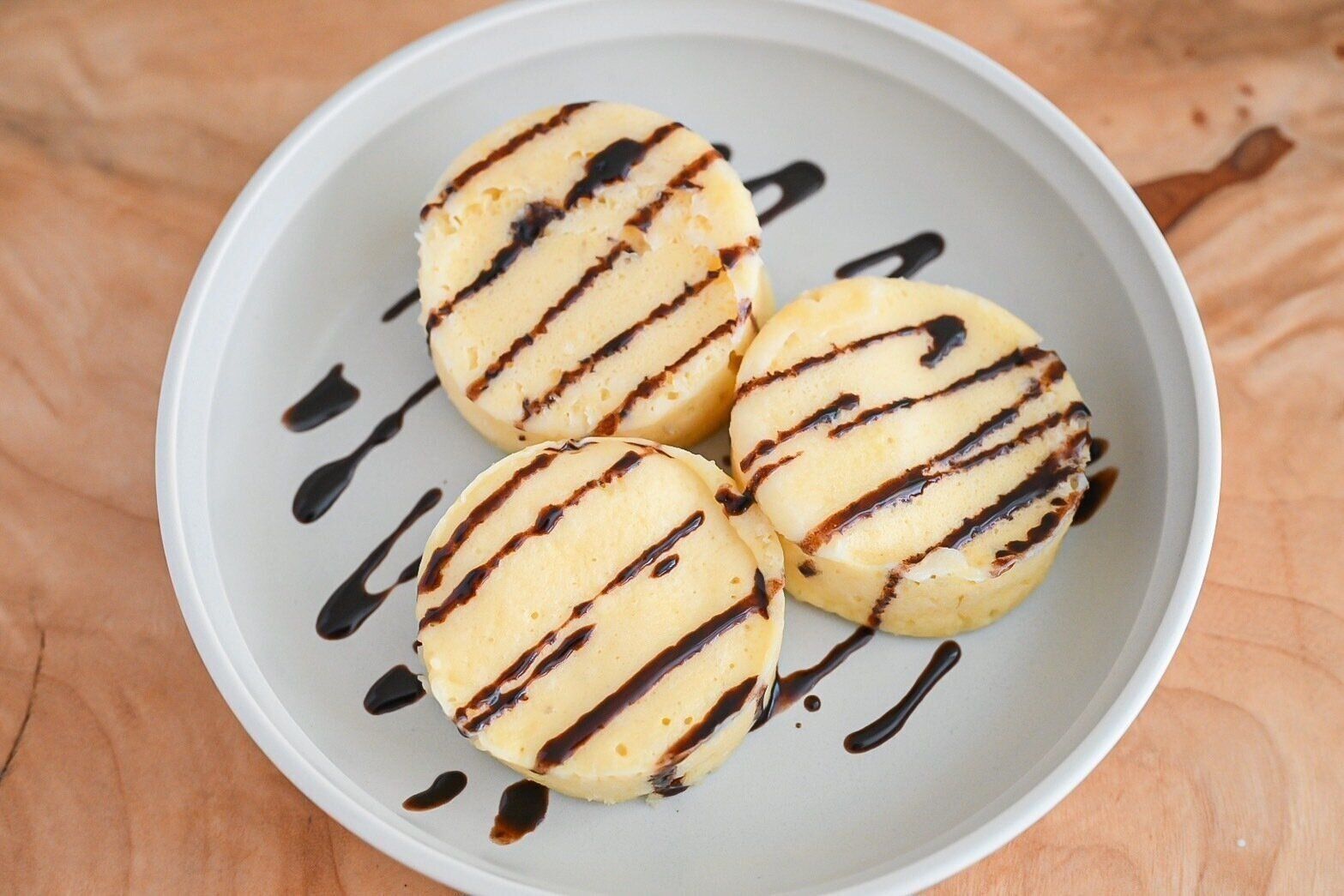 盛り付けたパンケーキ