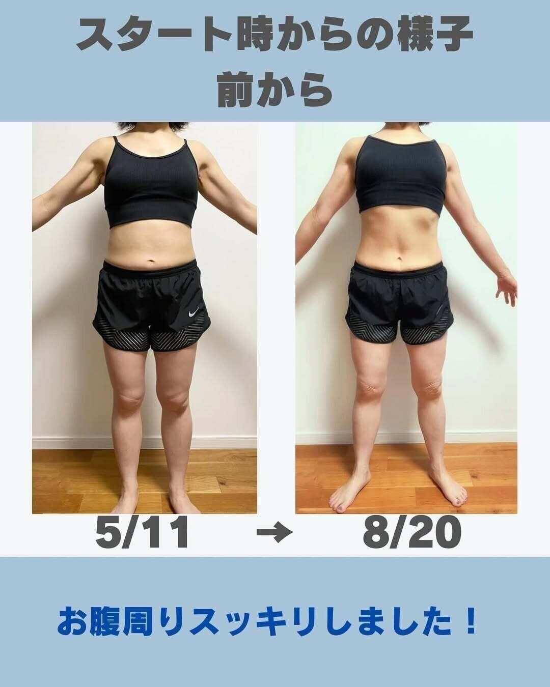 お腹まわりがスッキリ