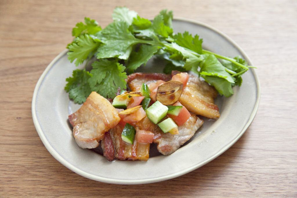 塩豚グリルのサラダ仕立て