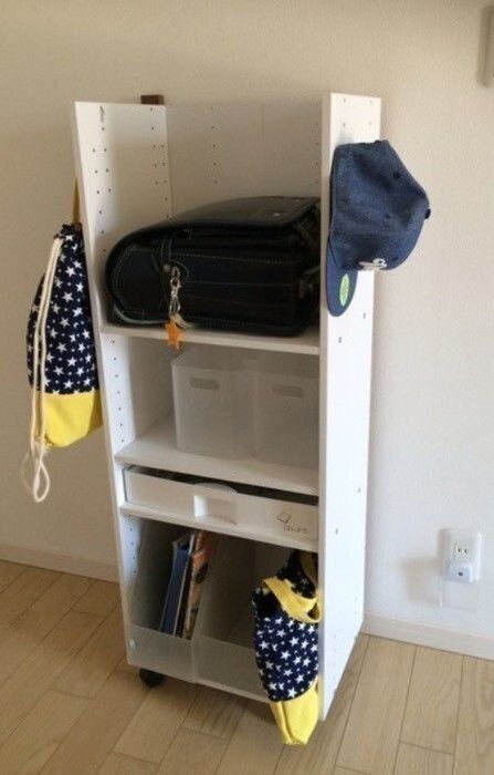 カラーボックスをランドルラックとして利用！