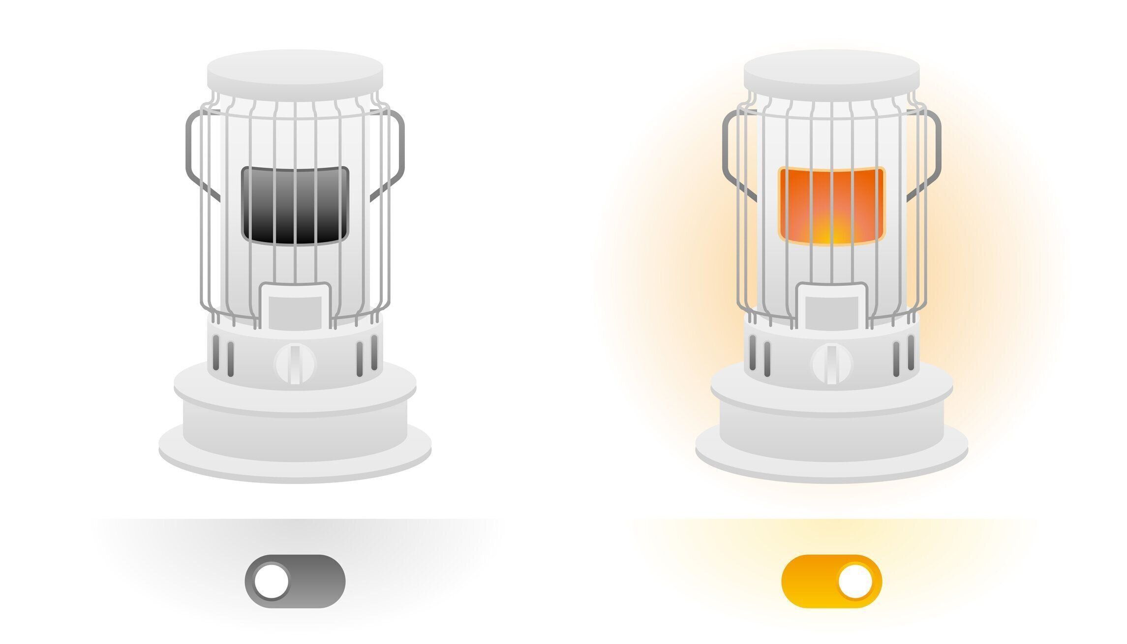 石油ストーブのイラスト