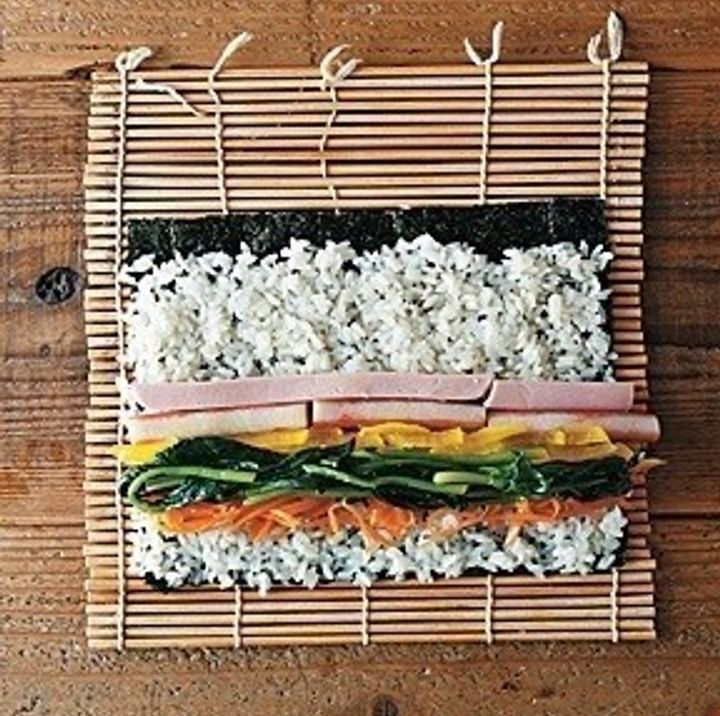 運動会弁当に 韓国風のり巻き キンパ なら ラクで豪華に見える サンキュ 運動会弁当に 韓国風のり巻き キンパ なら ラクで豪華に見える サンキュ