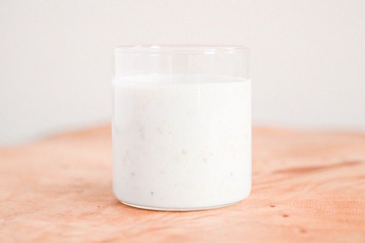 バナナチョコミントラテ