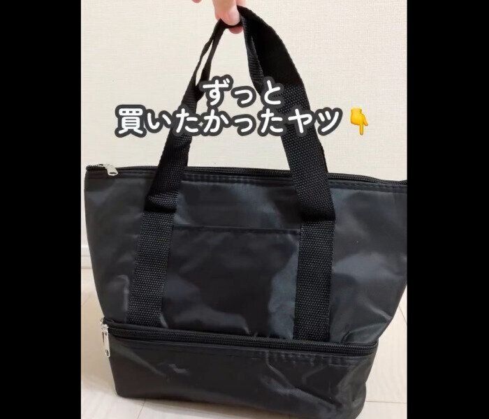 【ダイソー】やっとゲット！ランチバッグ（二段式）
